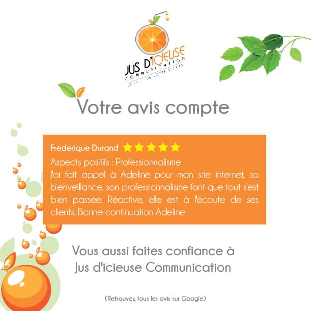 Jusdicieusecom's tweet photo. Vous aussi faites moi confiance pour la mise en valeur de votre entreprise par le graphisme, la communication, le marketing.
https://t.co/YpcertqtKI, le fruit de votre succès 🍊 !
#communication #avis #avisclients #marketing #pub #douai #lille #arras #lens https://t.co/p3uuLXcTRR
