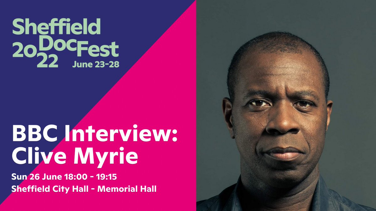 Sheffield DocFest (@sheffdocfest) on Twitter photo BBC journalist, newsreader and presenter <a href="/CliveMyrieBBC/">Clive Myrie</a> joins us for an in depth interview into his career next Sunday at <a href="/SheffCityHall/">Sheffield City Hall</a>. Tickets ➡️ bit.ly/3bfG5eY BBC journalist, newsreader and presenter <a href="/CliveMyrieBBC/">Clive Myrie</a> joins us for an in depth interview into his career next Sunday at <a href="/SheffCityHall/">Sheffield City Hall</a>. Tickets ➡️ bit.ly/3bfG5eY