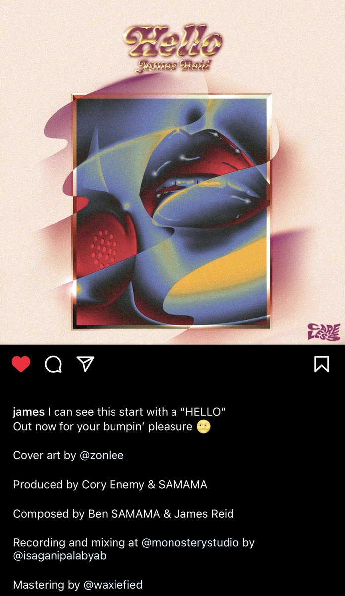 JamesReidRoyals's tweet photo. Happy 1st year to #HelloJamesReid ‘s single release! @tellemjaye @CARELESS_PH 🙌🏼📞👄

James Reid | #JamesReid https://t.co/dCBzjrQTYa