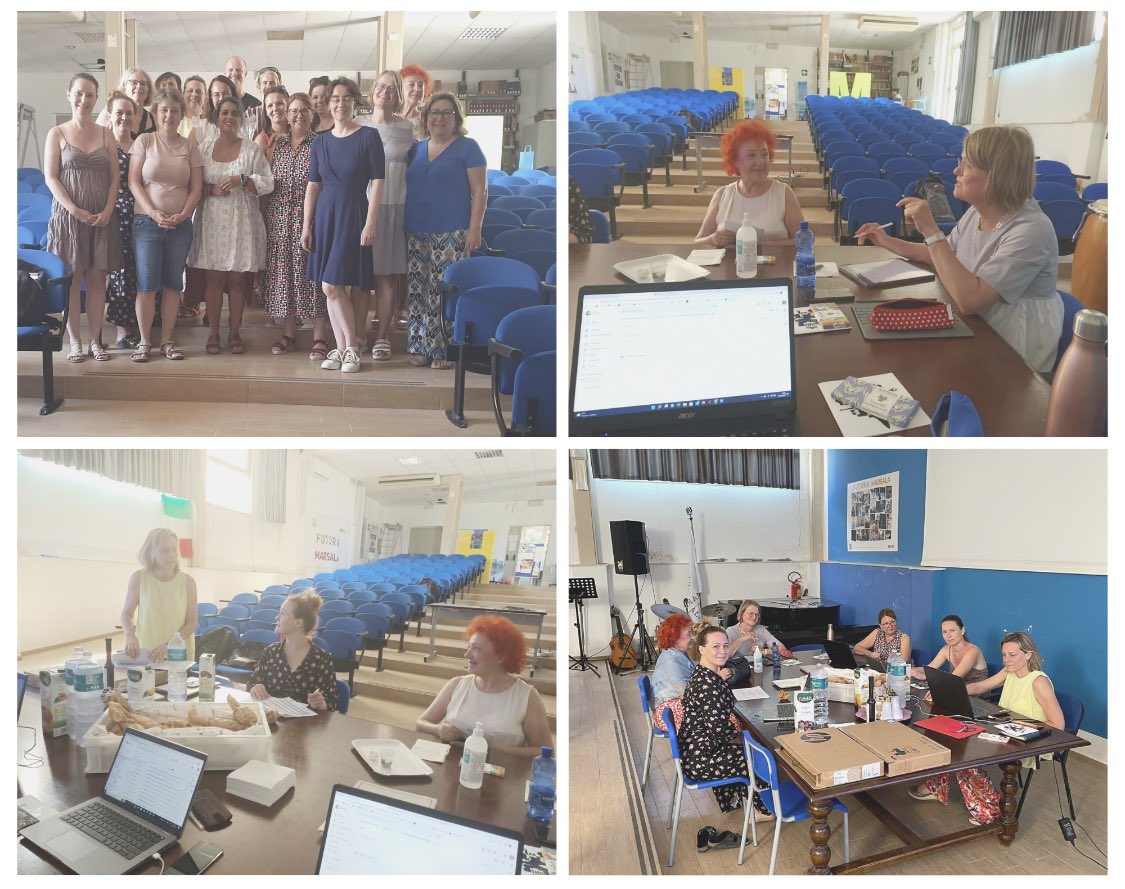 active_cre's tweet photo. Yesterday was our last day of mobility. Our coordinators discussed about future collaborations.
#ErasmusPlus #creactive @sepiegob https://t.co/iDxv6ZsndU