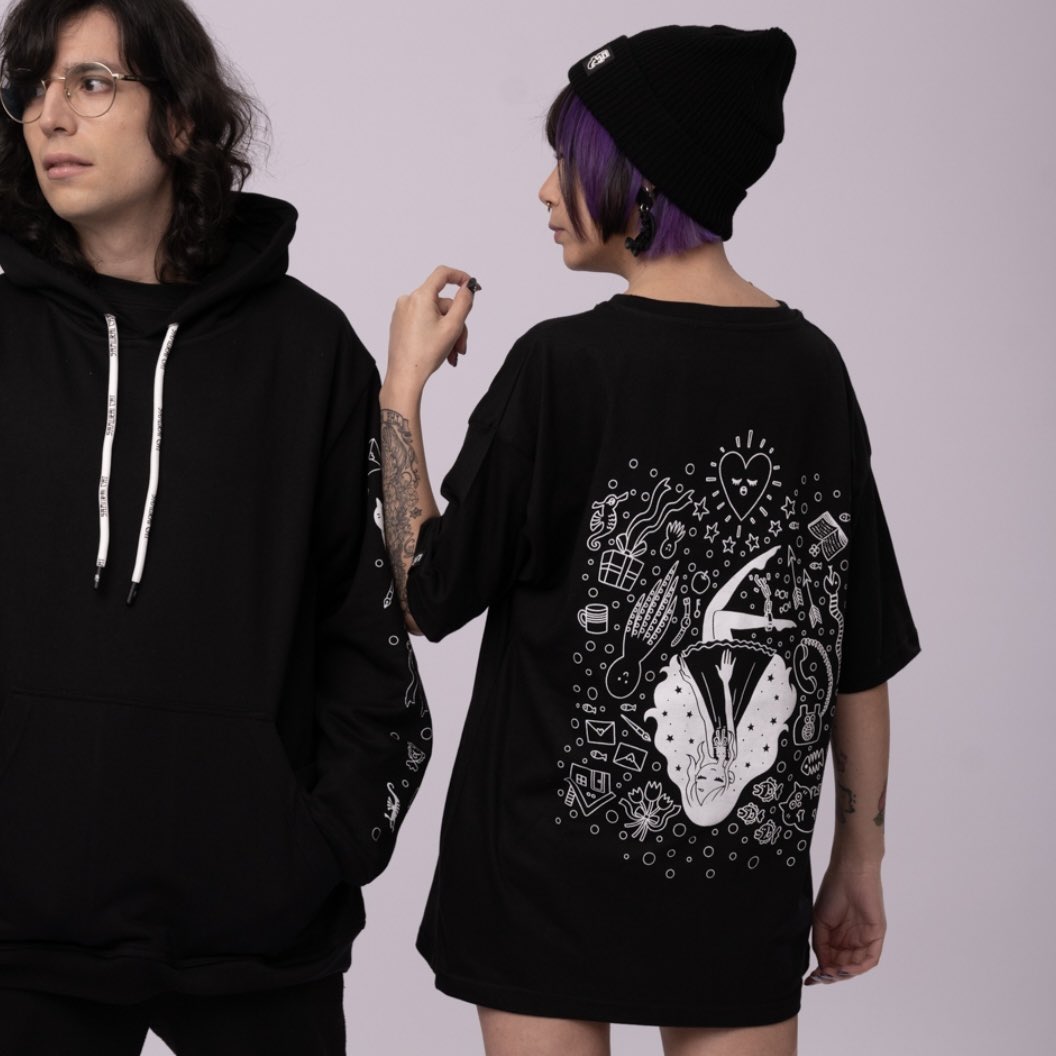 チリのアパレルブランド、サムライキャットさんとコラボしました!
Tシャツとパーカーがあるよ。サイトをチェックチェックや✅
https://t.co/XriOqo0qgK 