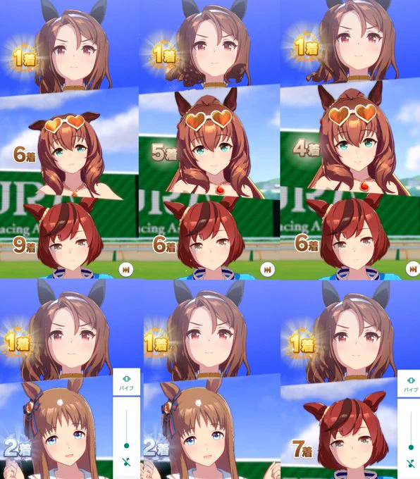 #ウマ娘 
ジェニミ杯、キング強い。 