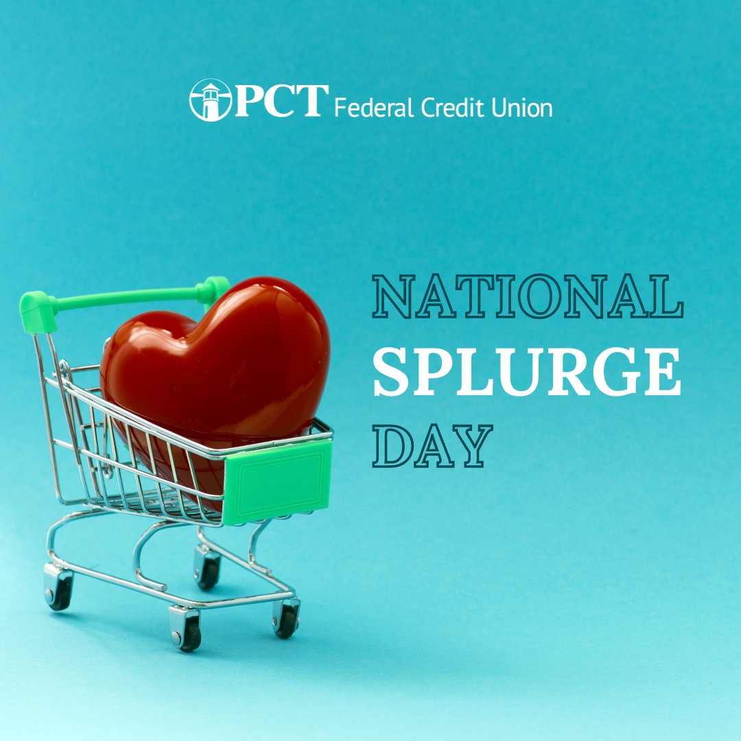 Celebrate #NationalSplurgeDay even if you’re looking to stick with your budget! Check out these ways to splurge while being money-conscious. bit.ly/3GzraI3 #PCTFCU #PCTFederalCreditUnion #WarehamMA #SplurgeBudget #TreatYourself #SaveMoney