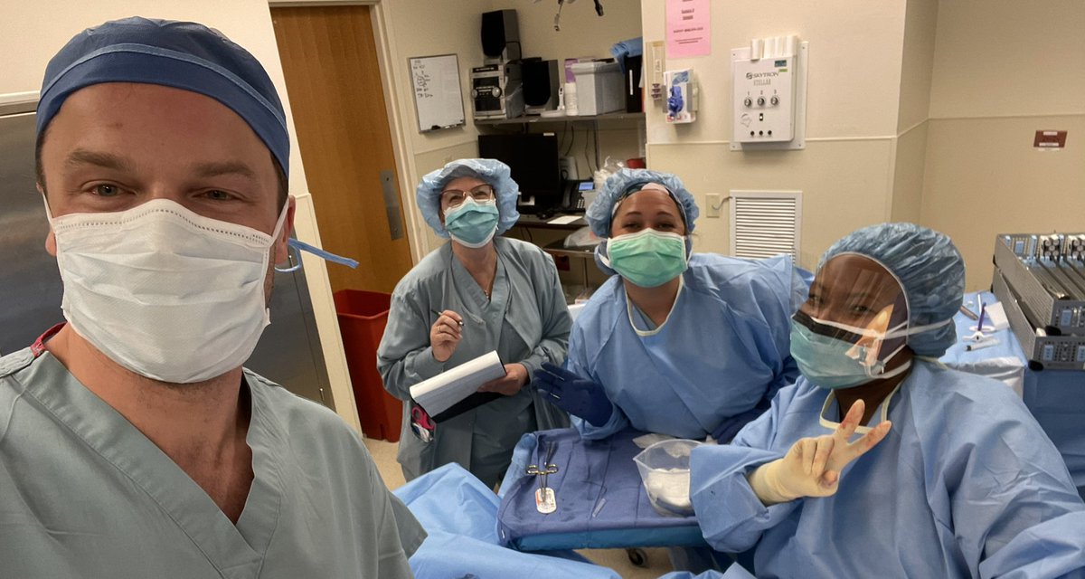 My last case at <a href="/LoyolaUrology/">Loyola Urology</a>. One heck of a residency program.