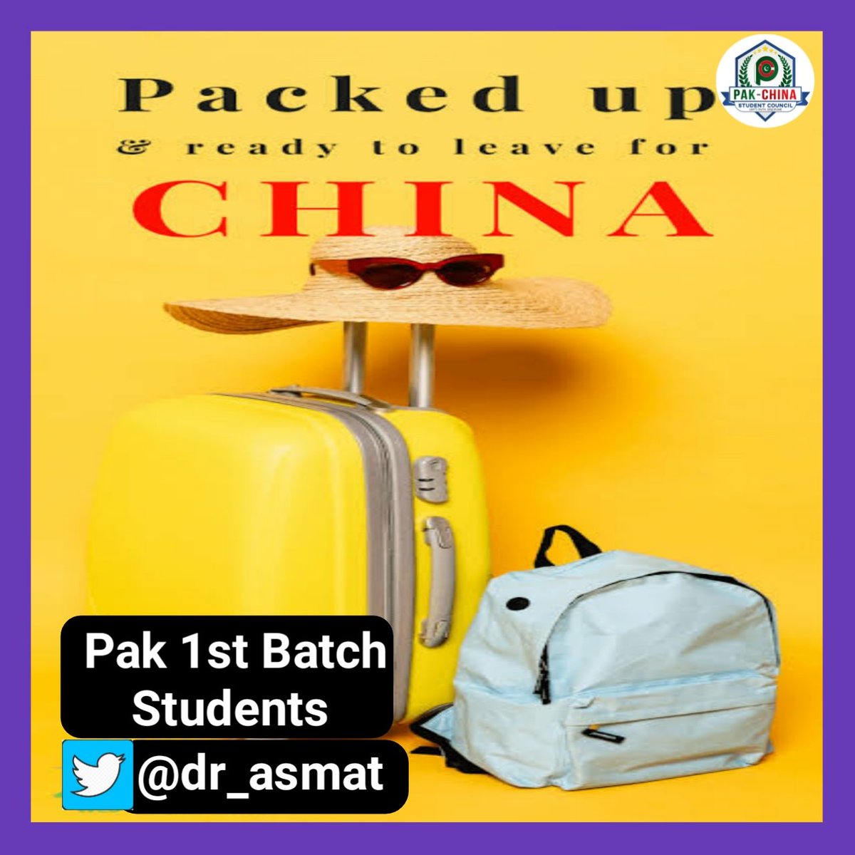 dr_asmatmalik's tweet photo. Alhamdolillah all student's pre departure PCR tests are negative Good Luck 1st Batch Pak Students 

1. Rapid Test will be On Nayab Lab Airport Desk within 12 hours of flight departure

2. Kindly follow the Pre depature &amp; Arrival in China SOPs
@PakChinaSC @EduMinistryPK @dr_asmat https://t.co/fvtUBfFbRR