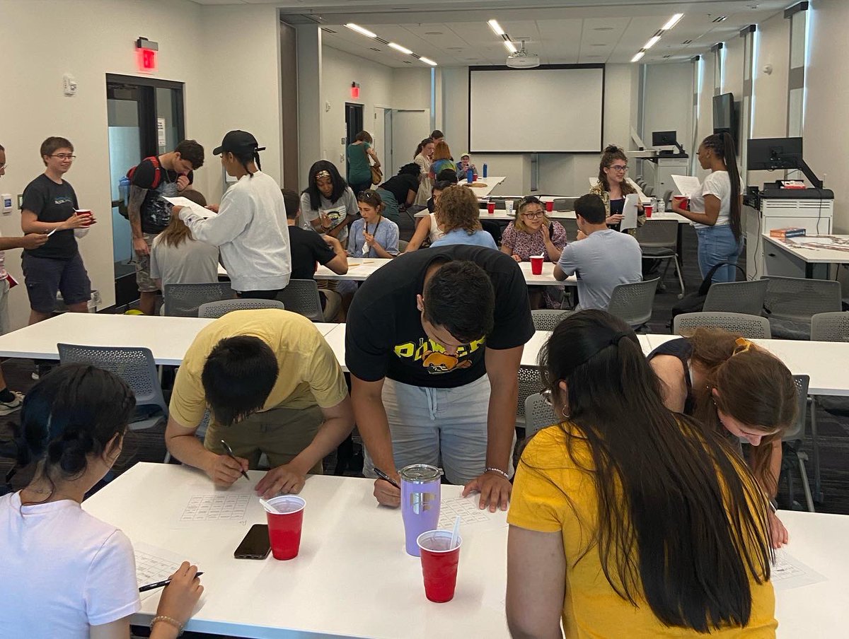 ksuOURCI's tweet photo. Week 2 of the #RiPS2022. Summer seminar with info from @kstatelibraries followed by ice cream social, great information and conversation with @KStateOFGS and ended the week getting to know each other using liquid gallery at #Halelibrary. #KSLSAMP https://t.co/eit4jalXW2