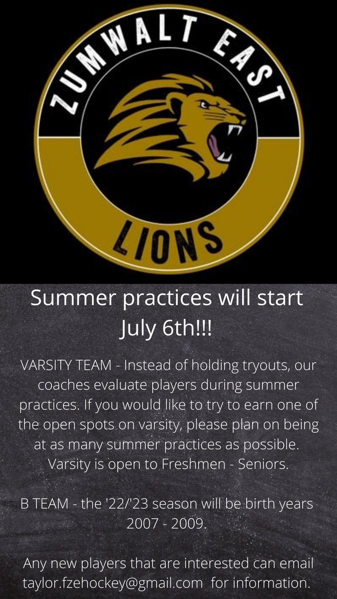 Looking for those 2009 DuBray kids for B team! New players can reach out to taylor.fzehockey@gmail.com for information.