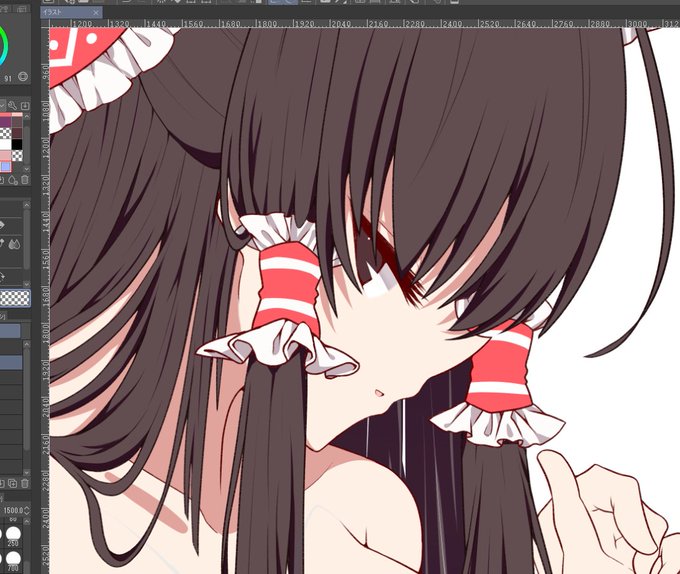 下塗り段階だけどすでにうつくしい(自画自賛 