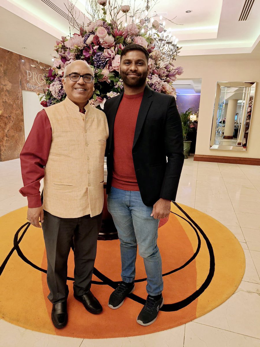 AkhileshIFS's tweet photo. In #Galway, @ReetiMishra_ and I were delighted to meet young and bright #Indian #professionals, Jay R Shah, Madhura Poonacha & Prajwal Gowda, alumni of @nuigalway. Useful exchange on experience, aspirations & issues of Indian students, alumni in Ireland. Best wishes & blessings! https://t.co/3UZBjRKe1I
