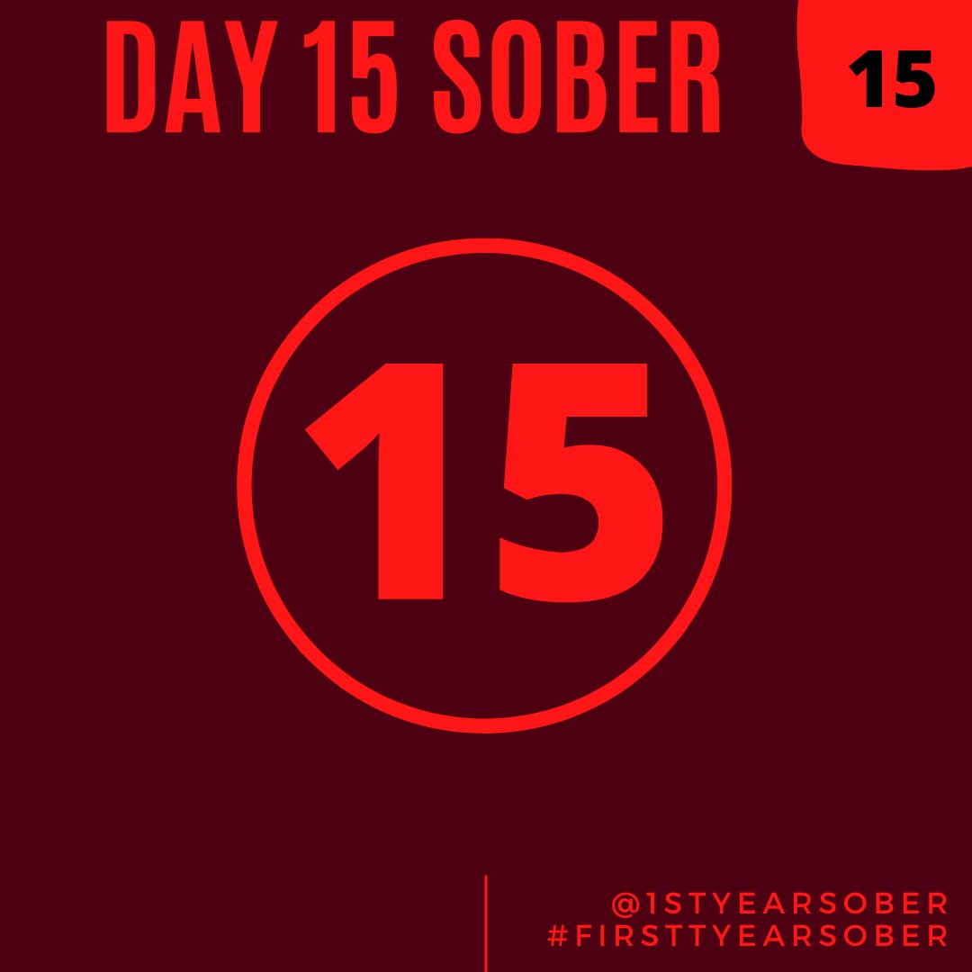1stYearSober's tweet photo. Day 15 #Sober 

Made sure to get a good nights sleep last night, going to work on myself all weekend &amp; come up with a better plan for my life. 

I am so thankful for all that have supported me through this journey thus far. 

Peace, love, sobriety

#RecoveryPosse #FirstYearSober https://t.co/gkXWYOfj7D