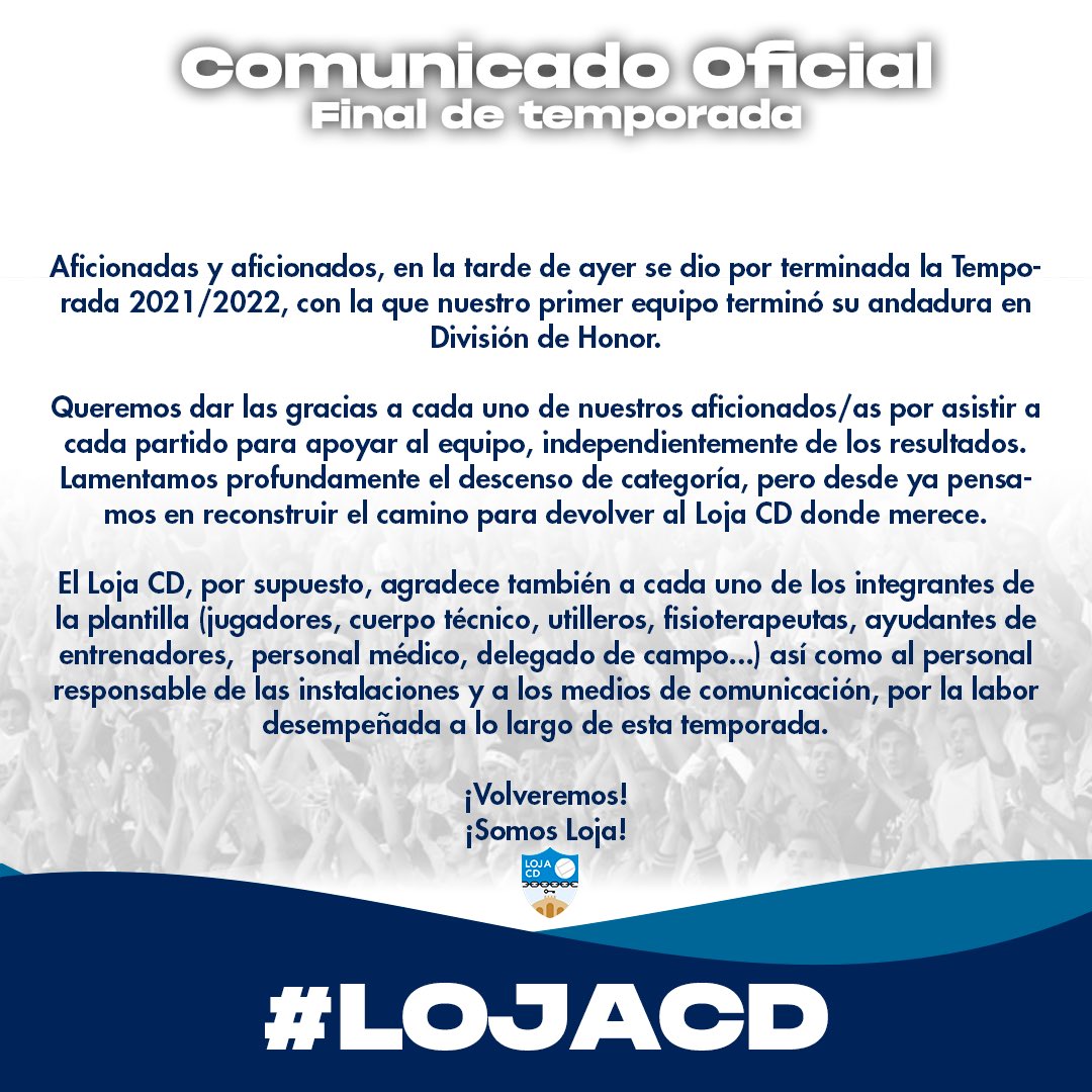 LojaCD's tweet photo. ๐ต COMUNICADO OFICIAL | Final de temporada.
#LojaCD https://t.co/IekjitEDLL