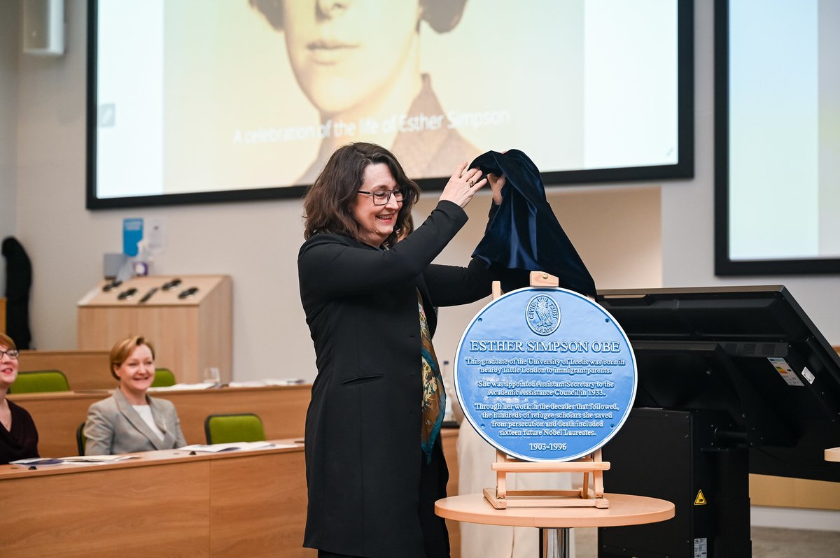 Since Civic Day 2021 we have unveiled 3 of our blue plaques that honour people, events and buildings that have shaped Leeds’ history. On International Women's day, we unveiled a new blue plaque to honour the life of Leeds-born Esther Simpson. #CivicDay #CivicPride