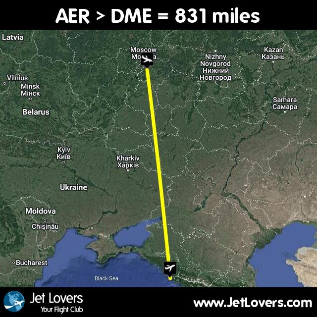 barsykoff's tweet image. My flight #36 on #JetLovers: AER &amp;gt; DME - another 831 miles in the air! jetlovers.com/profile/188/fl…