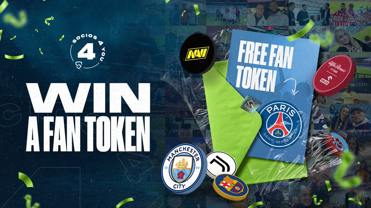 Retweet &amp; reply with your favorite Socios team using #Socios4You for a chance to win a Fan Token!