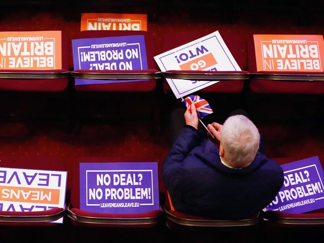 NewStatesman's tweet photo. Next Thursday marks six years since Britain voted to exit the European Union. Although I was too young to vote, I was a committed supporter of leaving. I hoped our exit would remove the spectre of Brussels from our politics forever. https://t.co/vx4YZLa4j5
