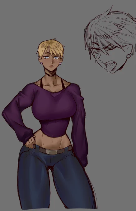 Think I finally settled on her look 😄 