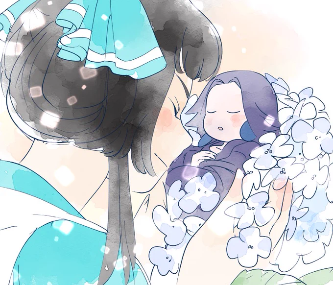 「老君」「紫陽花」#xiao_1draw 