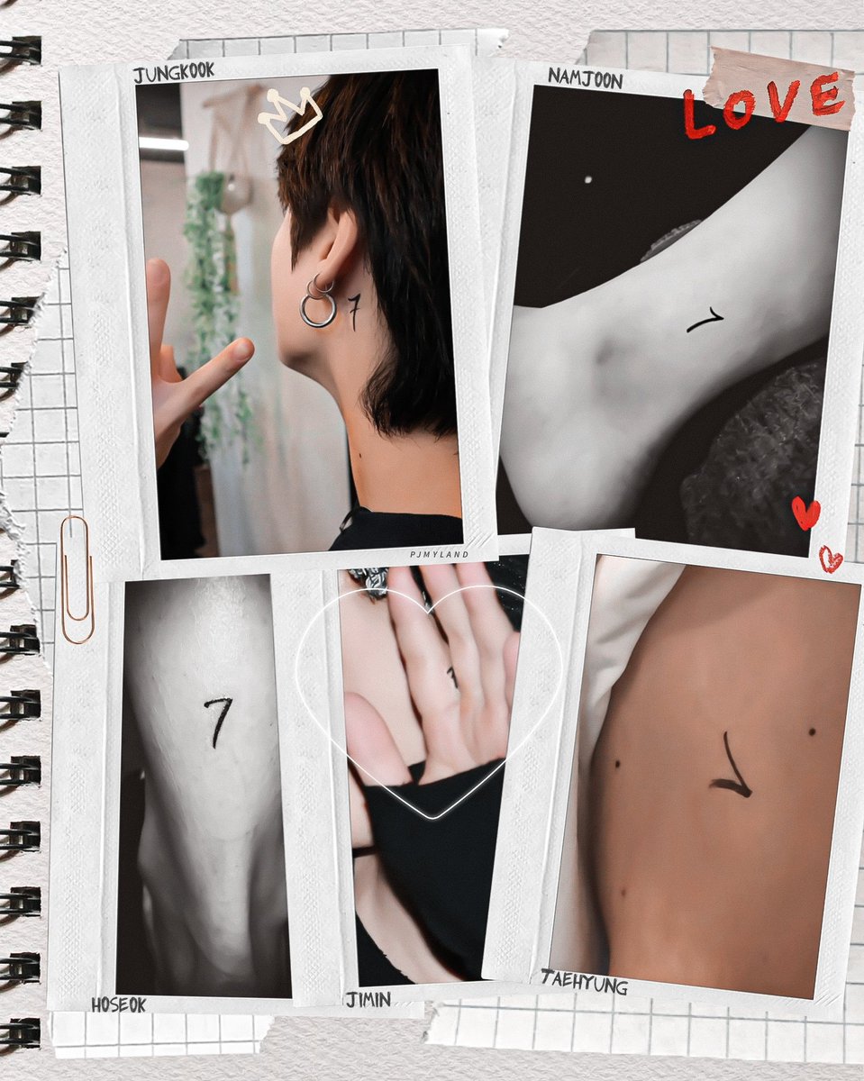 PJMYLAND's tweet photo. bts, seven tattoo — 5/7 https://t.co/lPwY3ZIAtS