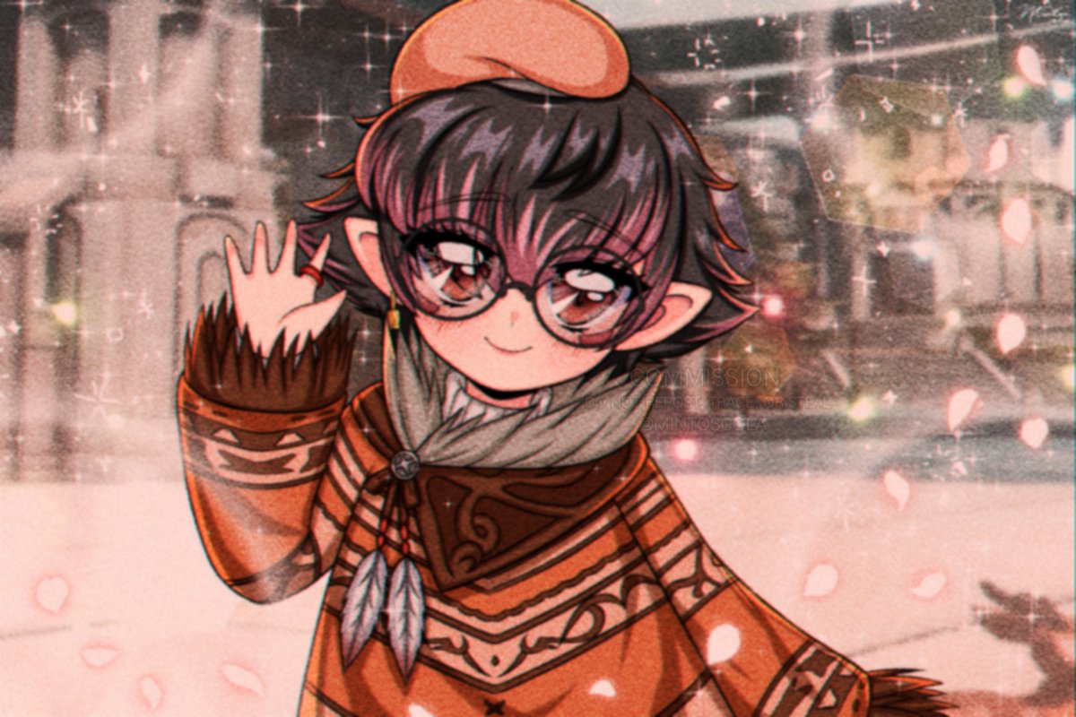 mintoscola's tweet photo. Commission for @AlskasVR 🧡

#90sanimestyle #retroanime #FFXIVART #FF14イラスト https://t.co/MgZUU6tZdW