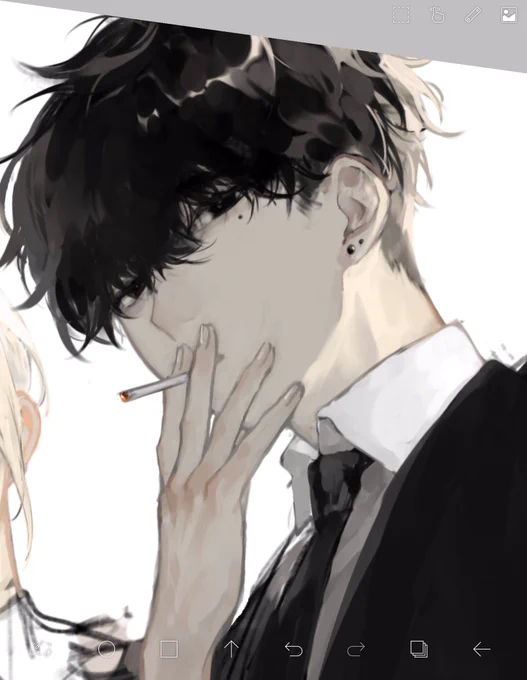 黒髪塗るの好き 