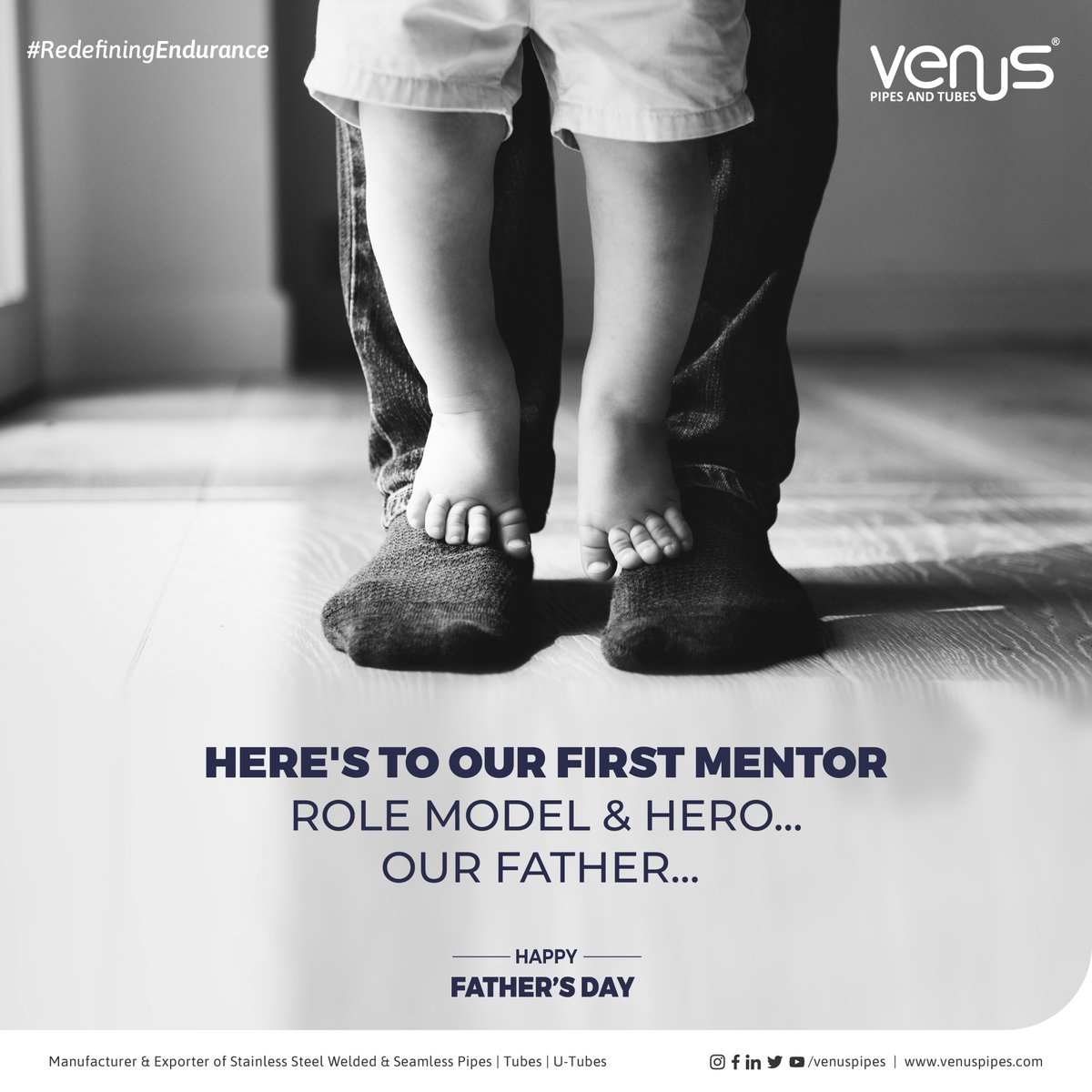 VenusPnT's tweet photo. Happy Father's Day to all the amazing dads in the world for giving all the love, attention, support, and care.

#VenusPipesandTubes #VenusPipes #InternationalFathersDay #Fathersday #Father  #StainlessSteel #SeamlessPipes #Tubes #UTubes https://t.co/1W7wl7zJjv