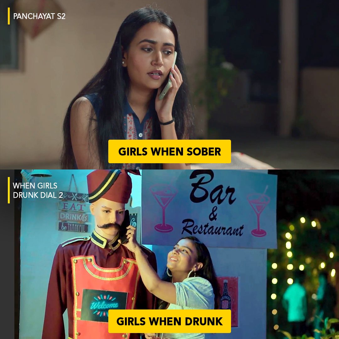 Girliyapa's tweet photo. Where's the lie? π«£
Watch Girliyapa's 'When Girls Drunk Dial 2 ' on our YouTube Channel! β¨
#Girliyapa #GirliyapaOriginals #drunkdialling #PanchayatSeason2 #TheViralFever https://t.co/wMYe4xpQIa