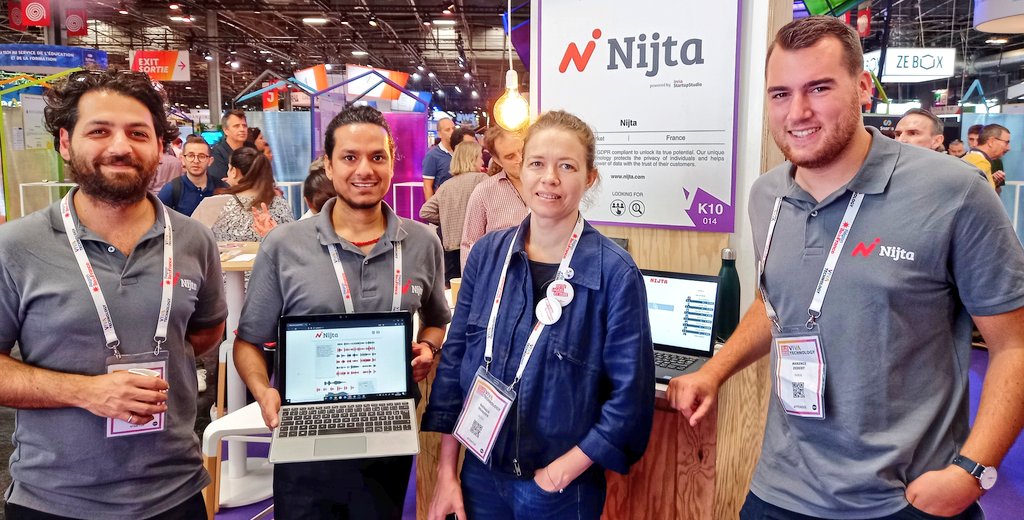 Inria_Nancy's tweet photo. 💡 Comment faire pour protéger l’identité et la vie privée des utilisateurs d’applications vocales, du simple téléphone aux assistants intelligents ?
👉 La réponse avec les porteurs du projet de #startup @NijtaAI @Inria_Lille @Inria_Nancy sur le stand @Inria @VivaTech ! https://t.co/LCdc7udBKF