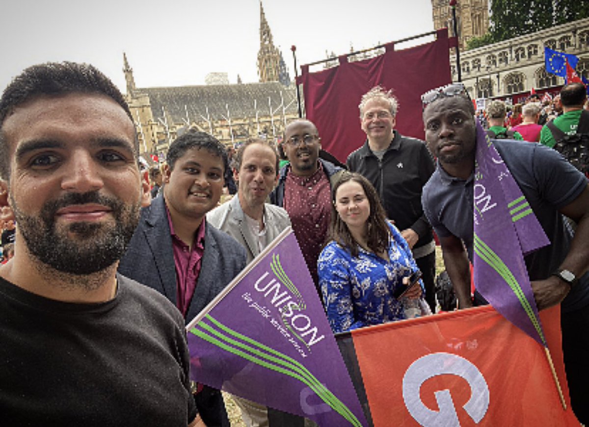 metecoban92's tweet photo. Working people deserve better than poverty wages and insecure working conditions. 

I'm marching with @UnisonTheUnion today to #DemandBetter ✊🏼✊🏾 https://t.co/ilsbgdzwxi