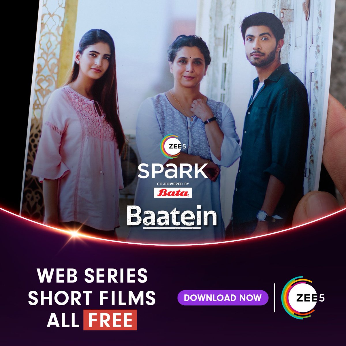 CinemaRareIN's tweet photo. Short film #Baatein (2019) by #AdeebRais, ft. @sspilgaonkar #ShivaniRaghuvanshi #AdeebRais &amp; #SankalpJoshi, now streaming on @ZEE5India. https://t.co/F6N5NmUdSV