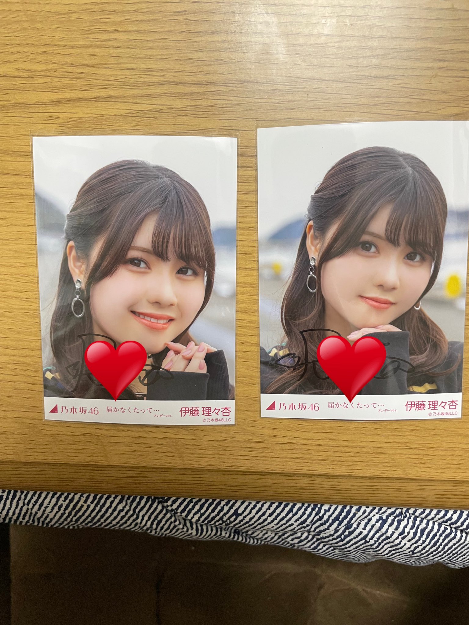 乃木坂46 川崎桜 生写真 2023Valentine 直筆サイン 乃木坂46 OFFICIAL