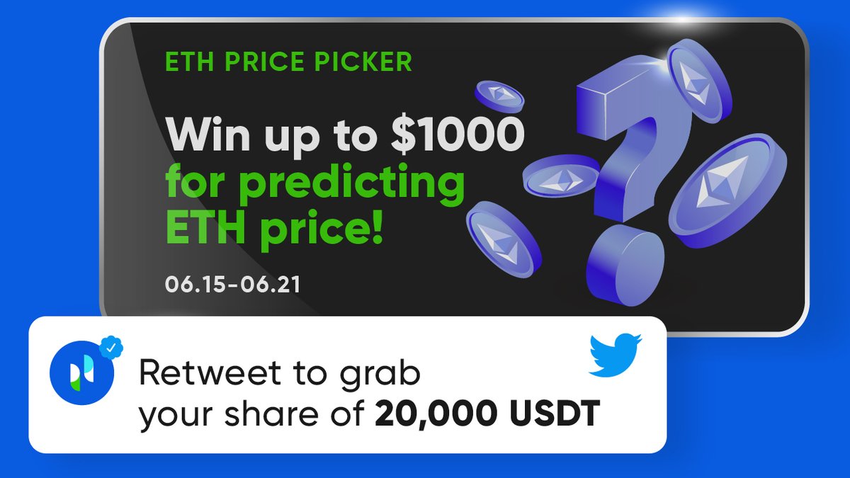 Phemex_official's tweet photo. Press the RT 🔁 button and become richer 🤑 Increase your chances of winning $1000 in our giveaway!

Predict NOW!🔽 
https://t.co/35bDEtryTf

#PhemexETHPricePicker #USDTgiveaway #cryptoprediction #phemex https://t.co/sRCZfJmCgf