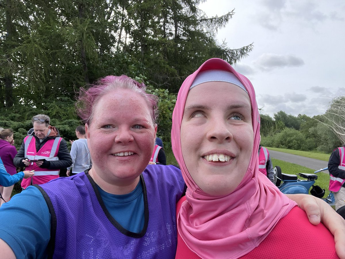 Vision2Run's tweet photo. First run together in 6 weeks; it felt so good to run together. @parkrunuk @scparkrun number 34 for @Roshni_H and 97 for @Countrychic1976.
12 weeks to go until the Great North Run @great_run
#VIGuide #VIRunner #GNR #GreatNorthRun2022 #RaisingAwareness #BlindButNotOut https://t.co/yCU5yheTQS