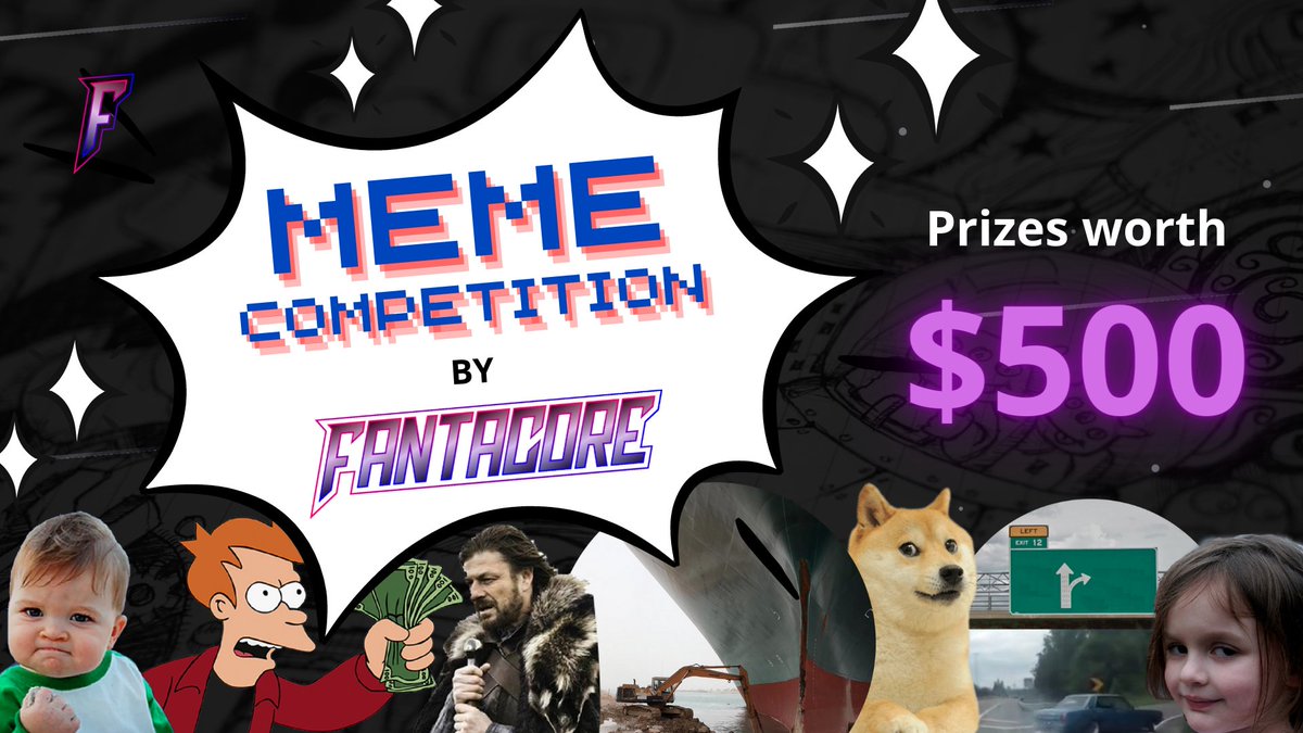 CryptoBoss27's tweet photo. @NFTKyo @Gakko_Monkez @GangstaGoonz @Mystical_Masks @MysticMen_ 💥#FantaCore is out with MEME competition! 

📌 Showcase your creative side and get a chance to grab up to $500! 🎉

⏰ Contest will end on 30th June, 2022!

T&amp;C are applied, enter here 👉 https://t.co/OAalEEtqsH

#Giveaway #Crypto #GameFi https://t.co/YJoZvml2mN