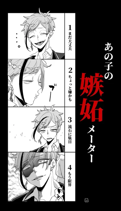 🦈ぶりっこ→ぶりっこ→ぶりっこ→893
 #あの子の嫉妬メーター 
