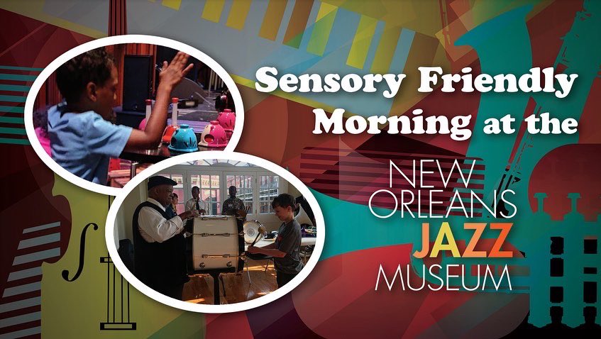 nolajazzmuseum's tweet photo. TODAY AT 9AM!
Come out to the #NOJM for a Sensory Friendly Morning!
From 9 AM - 11 AM, Children with autism and developmental disabilities and their families are invited to a sensory friendly morning to celebrate #Juneteenth. https://t.co/4dO2TeQyHK