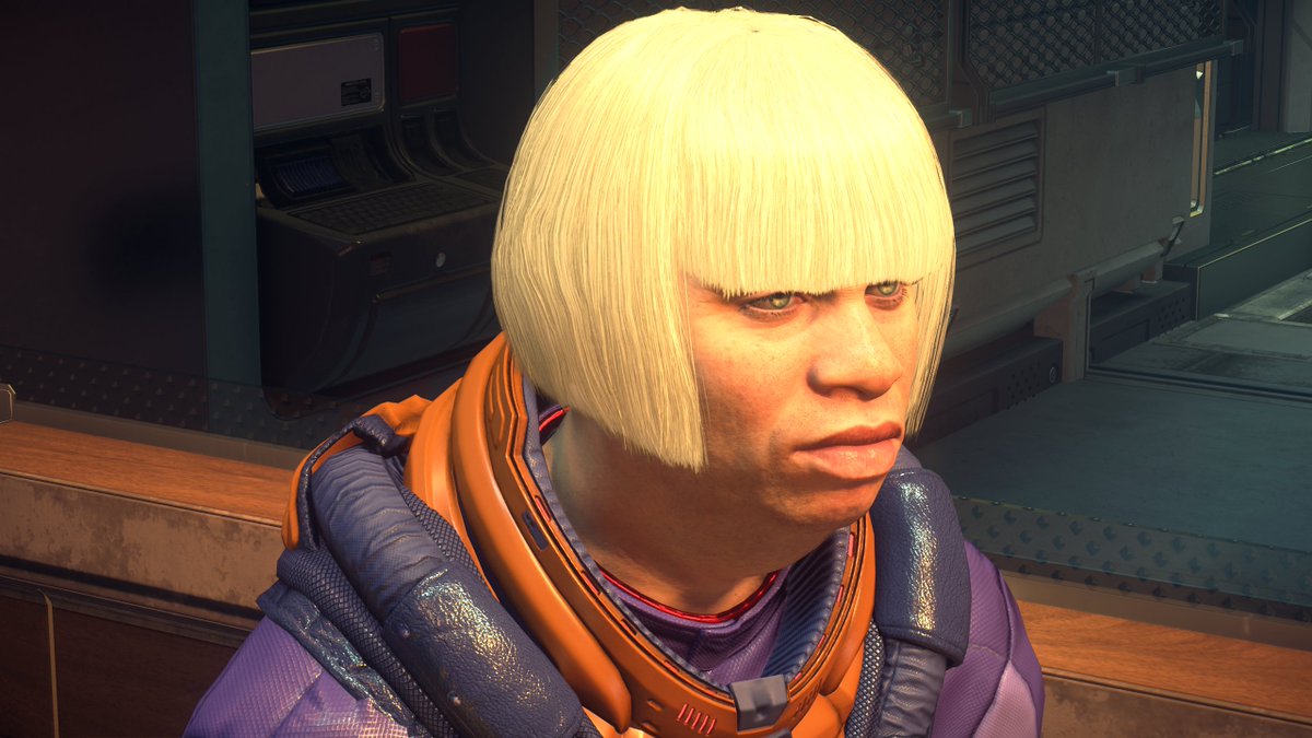 VSkirata's tweet photo. Had quite the adventure last night with @sicadin and crew! Many many laughs, RP, killing bad guys, boxing matches, apology sessions, and more! 

I think we also found the ugliest citizen

#StarCitizen #Northfield @RobertsSpaceInd https://t.co/32F8K2qyIE