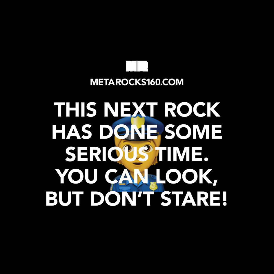 This rock has a bad reputation but enjoyed an awesome view of the bay area.
#MetaRocks