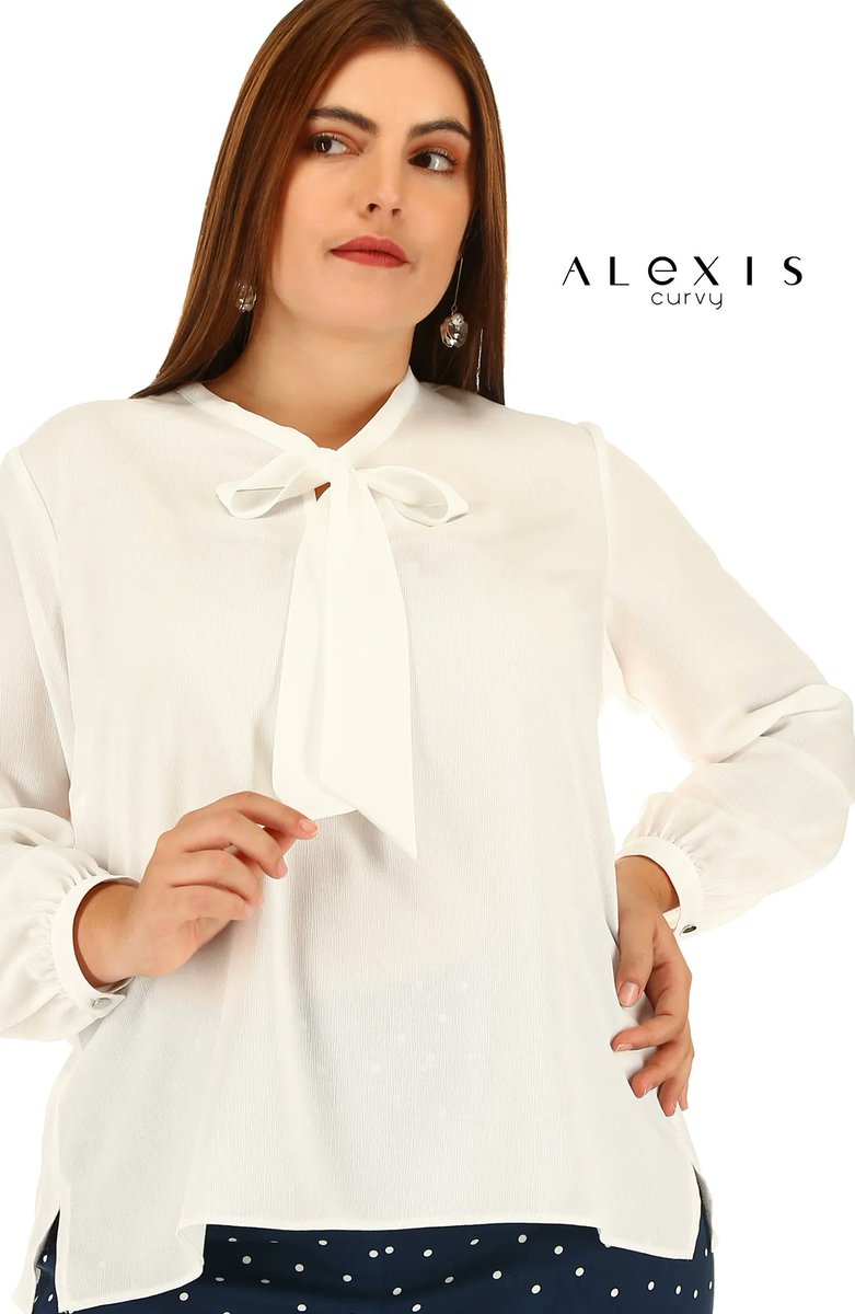 AlexisModa's tweet photo. Una blusa blanca con corbata siempre será versátil, se puede mezclar con muchos colores. Se pueden crear looks tanto sofisticados y formales como informales. #SoyAlexis #MujerAlexis #AlexisCurvy #LookCurvy #Moda #Estilo #curvygirls #primavera2022 https://t.co/ddH6dAUvc6