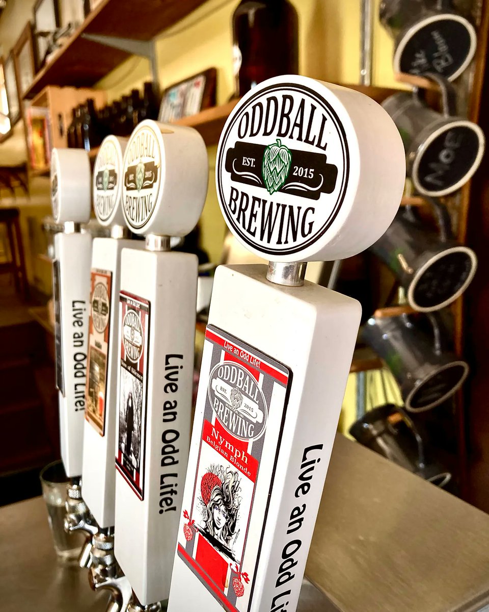 Oddballbrewing's tweet photo. On your way home from bike week?! Stop by for a pint on this nice cool day. We have 8 on tap and 7 available in cans to go!
#liveanoddlife #nhbeer #nhbrewers #nhcraftbeer #nhbikeweek https://t.co/ZznpIdz79i
