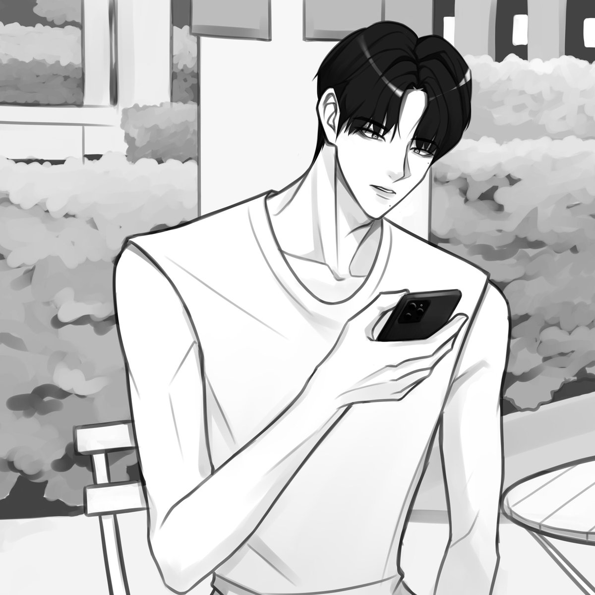 HSWC_HABIN's tweet photo. 19 : 19
⠀
⠀⠀ควอนฮาบินเข้ามาถึงงานก่อนเวลาเริ่มแสดงพอสมควร 、เจ้าตัวเลือกใส่แขนกุดสีขาวควบด้วยกางเกงสีเข้มใส่สบายที่เข้าคู่กันอีกตัว
⠀
⠀⠀ไม่นานสายตาก็เหลือบไปเห็นอาหารที่วางเรียงรายอยู่— แถมพอหยิบมาชิมแล้วยังอร่อยกว่าที่คิดอีก
⠀
“ ถ่ายเก็บไว้หน่อยดีกว่า ”

 #HSWC_FieldTrip https://t.co/dzt5T1MxGb