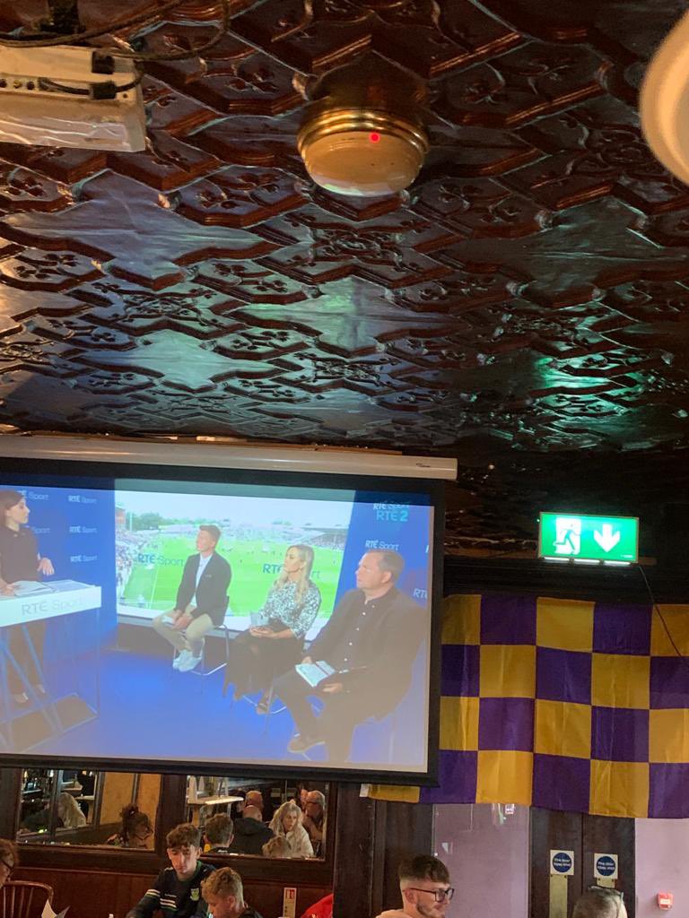 thestoreswex's tweet photo. Getting set for the big game! Grab your seat 🍻💜💛 #upwexford @OfficialWexGAA https://t.co/tFkg6lcxXY