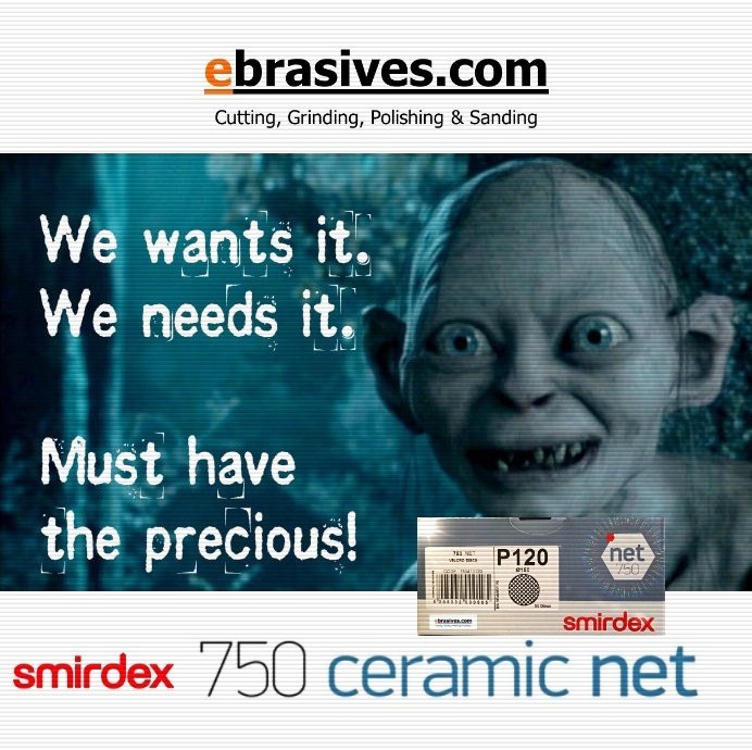 ebrasives's tweet photo. Smirdex 750 Ceramic Net dust free sanding range with Free UK Delivery from https://t.co/yf3SeHxu9u 

125mm from only £19.99 
150mm from only £23.85 
70mm x 25m rolls from only £32.56 
115mmx25m rolls from only £43.95 

#woodworking #furnituredesign 
#maker https://t.co/bnuBQFQ2lt