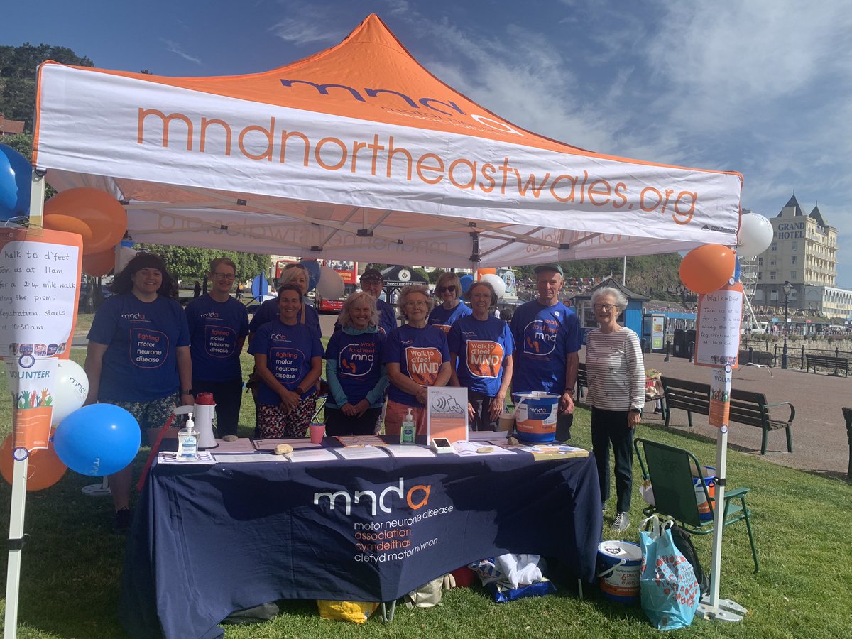 jocunnahMND's tweet photo. All set for the #walktodfeet in Llandudno @mndnorthwestwal @MNDNEWales @mndassoc @mndassocWALES https://t.co/AHly9VS2s6