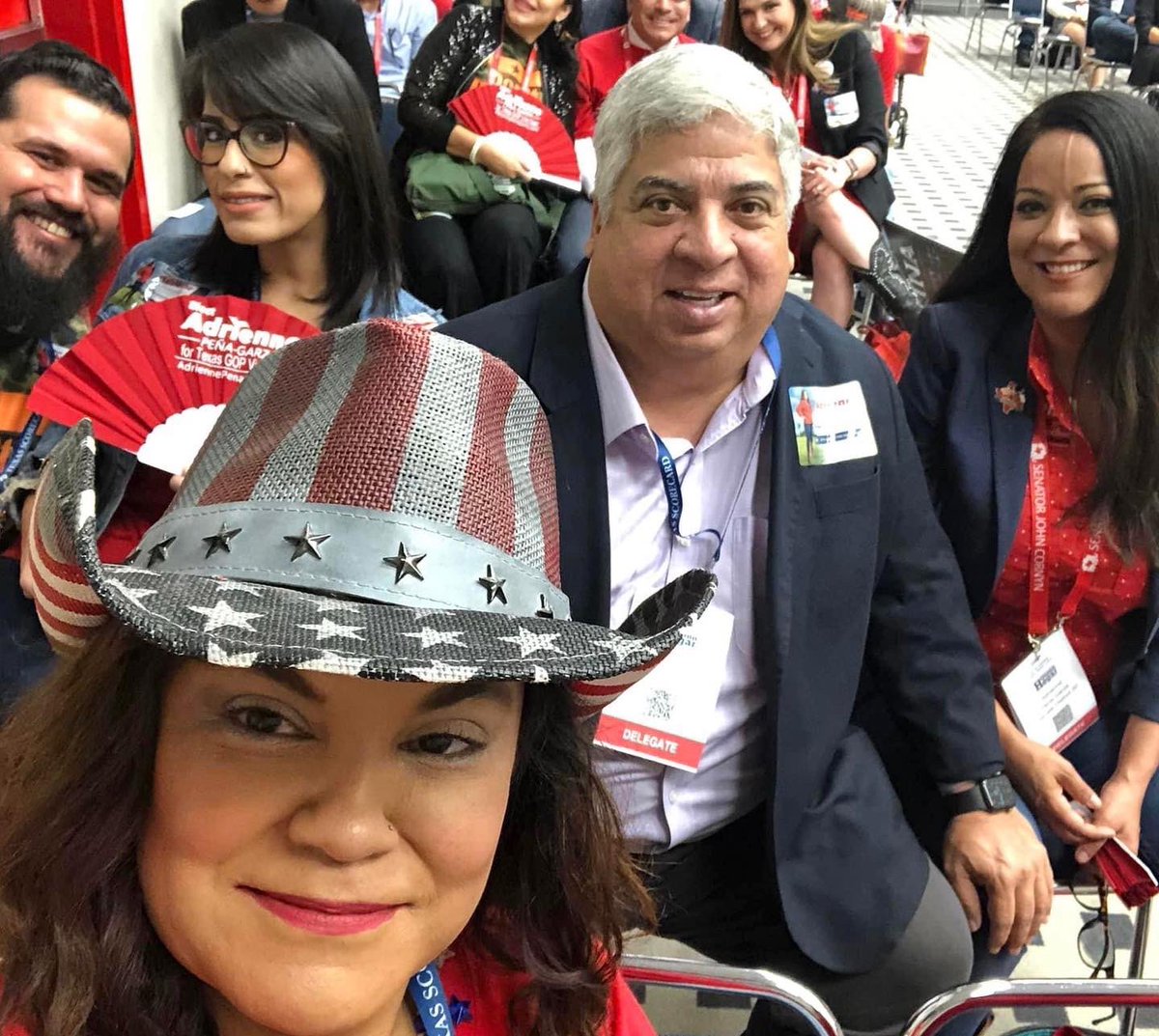 Adrienne4Merica's tweet photo. Thanks again for your support &amp; prayers throughout the campaign! I woke up without a voice but there's nothing that can stop #Godsplan #heseesall Proud of our team for working so hard &amp; sincerely grateful for the opportunity to share our story! More pics to come! @TexasGOP #Texas https://t.co/sMFdGagLeF
