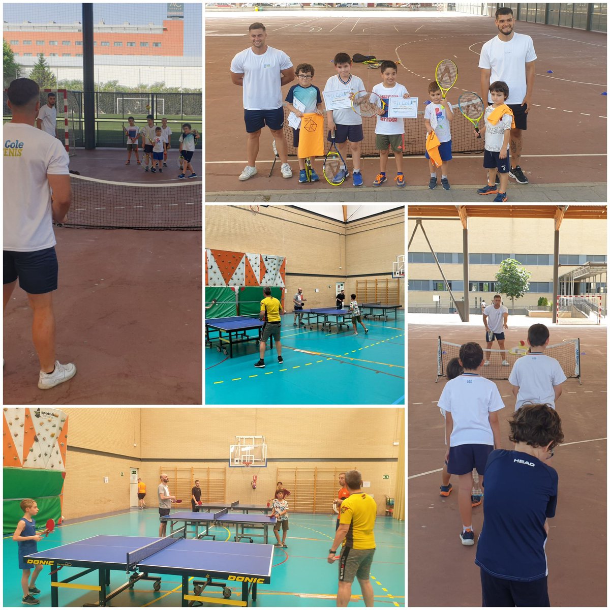 GSDcdeportivo's tweet photo. Seguimos cerrando actividades en la clausura del @GSDcdeportivo @gsdalcala_dir. Hoy turno para #ajedrez, #padel, #tenis, #tenisdemesa, #trampolín, #rítmica, #esgrima y #Kárate. Deportistas y familias han disfrutado de su deporte favorito 💪👏 https://t.co/k7SgOgqswN