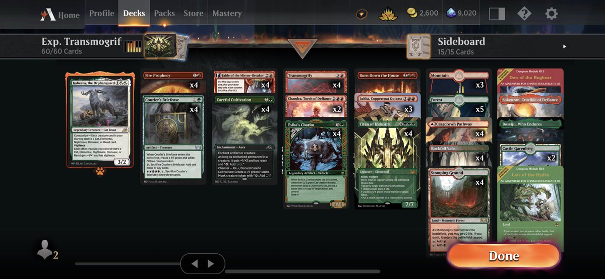 JammerSoul's tweet photo. Itโs go time! This will be my reports thread over there can make it to day too but otherwise Iโm just happy to play. Today I will be running Gruul Transmogrify, hopefully things go well~
#MTGArena #MTGExplorer #QualifierWeekend https://t.co/AnoVNj1qT7