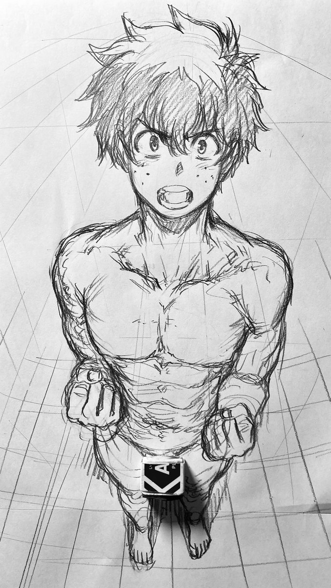 ラフ描き、🥦君 