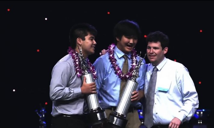 Congratulations to <a href="/KareemPiesBBall/">Oatmeal Kareem Pies</a> player Zach Willingham and coach Jiyoon Park on their NSDA championship. Half-decent on the court, unbeatable behind the podium