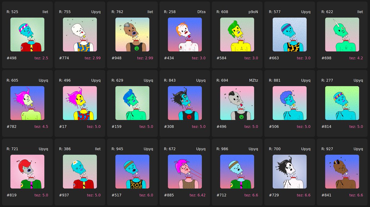 Look at that! <a href="/thededhedz/">Thededhedz + More</a> floor just shot up 25%!
raritez.xyz/collection-the…