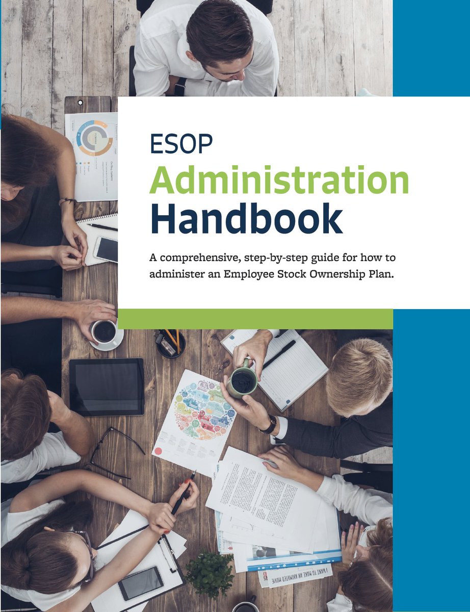 Need help with ESOP Administration, record keeping, compliance, and technical issues related to ESOPs? 

The NEW ESOP Administration Handbook is the comprehensive resource for you! TEA Members save $100. my.esopassociation.org/s/store#/store…